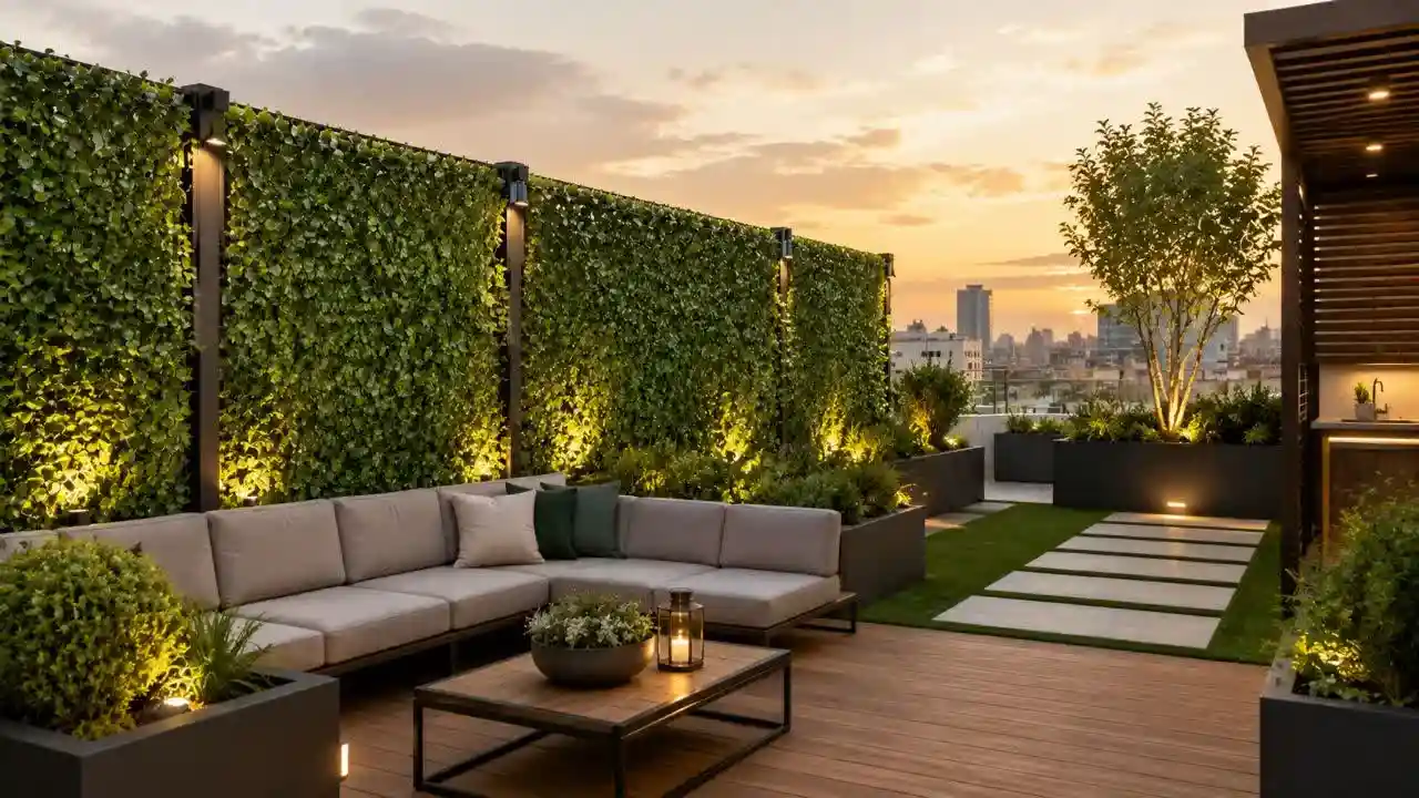 خرید فنس برگی برای باغ