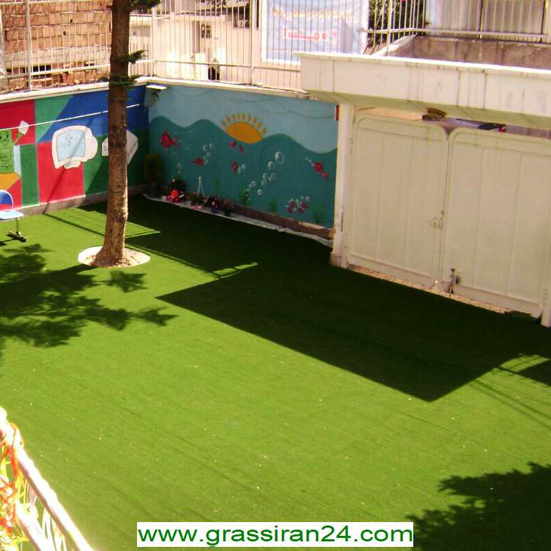 چمن مصنوعی محوطه پارکینگ